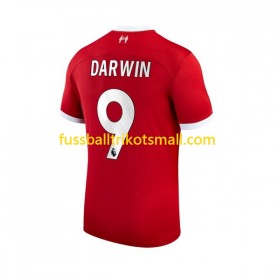 Fußballtrikots Liverpool Darwin Nunez 9 2023-2024 Kurzarm Heimtrikotsatz kaufen